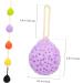 5pcs Exfoliating Sponge Bath Balls - Body Wash Scrubber & Skin Cleaning Shower Sponge - Buy Online on GoSupps.com