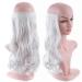 Silk-Co Hair Extensions with Rubber Band - Adjustable Secrets Synthetic Extensions Invisible Cord Corrugated Design for Women - 50cm Silver Gray - Buy Online on GoSupps.com