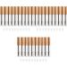 30 Pcs Mascara Empty Tube Mini Containers Empty Mascara Tube Travel Gold and Silver Eyelash - Buy Online on GoSupps.com