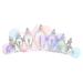 Beatifufu Rhinestone Tuck Comb Girls Metal Hair Comb Headdresses for Women Headpieces for Girls Women Hair Comb Metal Headpiece Hair Clips Wigs Girl Hair Comb Crown Issue Card Baby
