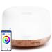 ASAKUKI Smart Wi-Fi Essential Oil Diffuser App and Voice Control Compatible with Alexa 500ml Aromatherapy Humidifier for Relaxing Atmosphere in Home Office Bedroom D-wifi