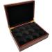 Davinci Mahogany Golf Ball Box - Solid Wood, Holds 12 Balls (Balls Not Included) - Buy Online on GoSupps.com
