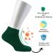 Cosyfeel Women Loose Diabetic Socks | 4-Pack Neuropathy Ankle Socks for Ladies | Super Soft Eco-Friendly Bamboo Material | Durable with Seamless Toe | Multicolour Patterns | 4 Seasons 7-9 1/2 AMAZON GREEN - Buy Online on GoSupps.com