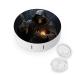 Contact Lens Case Grim-Reaper Portable Travel Contact Lens Box Contact Lens Storage Box White