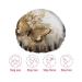 Golden Butterfly Bath Hair Cap - Reusable Shower Cap for Women and Girls - Hotel Travel Essentials - Hair Care Accessory - 10.6 x 4.3 x 0.15 Inch - Buy Online on GoSupps.com