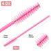 50 PCS Pink Disposable Eyelash Brushes - Mascara Wands for Eyelash Extensions and Makeup Application - Buy Online on GoSupps.com