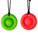 Kieletze for autistic children Seway Pop Sensory Kau-Halketten for children with teeth ADHD autism biting needs silicone-chewing necklace for boys and girls