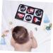 Ibasenice Zerrpiegel Fabric Book & Abdominal Mat with Mirror | Baby Belly Time Reflection Toy for 3-6 Months | Toddler Puzzle Toy - Buy Online on GoSupps.com