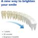 Ollm Teeth Whitening Strips - Enamel Safe Hydrogen Peroxide for Sensitive Teeth 14 Treatments Professional Mint Flavor - Buy Online on GoSupps.com