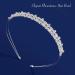 Bride Headband Rhinestones Crystal Hair Bands Bridal Wedding Headbands Bridesmaid Flower Girl Elegant Hair Accessories Prom Party Birthday Celebration Hairband for Women & Girls - Buy Online on GoSupps.com