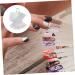2 Sets Manicure Nail Display Color Cards Nail Sample Color Board False Nail Sample Sticks Nail Art Stiletto Tips Nail with Ring Tips Nail Sticks Nail Ring Plastic Sector Nail Piece - Buy Online on GoSupps.com