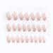 Medium Silver Glitter False Nails - 24PCS French Press On Coffin Acrylic Nails with Glue Stickers for Women & Girls - Buy Online on GoSupps.com