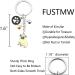 ENSIANTH Dog Keychain - Perfect Gift for Dog Lovers & Owners | Puppy Paw Print Keyring for Moms & Dads - Buy Online on GoSupps.com