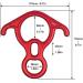 50KN Rescue Figure 8 Descender with Bent-Ear Belaying Device for Climbing - Red - Buy Online on GoSupps.com