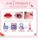 6 Colors Korean Lip Tint Stain Set | Non-Sticky Long Lasting Gloss & Cheek Tint | Multi-Use Mini Liquid Lipstick in Pink Box - Buy Online on GoSupps.com
