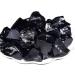 Black Obsidian Raw Crystal Large 1.25-2.0 | Healing Stones for Tumbling & Cabbing - Natural Rough Stones for Fountain, Decoration, & Polishing - Wicca & Reiki - Buy Online on GoSupps.com