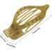 Streysisl Ponytail Decorative Hair Clip Ponytail Duckbill Hairpin | Long Hair Clips for Styling - Long Hair Shower Clips for Teen Girls Women Styling Translucent olive green - Buy Online on GoSupps.com