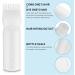 WLLHYF 2 Pack Root Comb Applicator Bottle 6 Ounce Hair Dye Bottle Brush Hair Oil Squeeze Bottles Plastic Hair Root Comb Color Applicator with Graduated Scale (White) - Buy Online on GoSupps.com