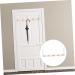 RORPOIR Door Hook Outdoor Towel Rack Towel Hanger Back Door Hanger Nordic Coat Hook Door Back Hook Nail 50X8cm White - Buy Online on GoSupps.com