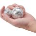 Magnetic Massage Ball & Acupressure Ring Set - 2 Hedgehog Balls & 3 Massage Rings for Stress Relief - Silver - Buy Online on GoSupps.com