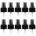 Solustre 20 pieces 18mm bottle of spray head Dosier pump bottle pump soap pump plastic replacement pump Spray attachment for bottle soap spill shampoo lottery body wash black