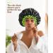 Mikimini Black Shower Hoods for Kids - 2 Pack Double-Layer Waterproof Bathing Hair Caps - Soft Comfortable PEVA Cute Stretchy Design (Black & Green) - Buy Online on GoSupps.com