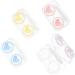 Solustre 12-Piece Contact Lens Organizer & Makeup Container Set | Compact Cosmetic Lens Etui with Small Mirror - Buy Online on GoSupps.com