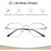 Buy Stylish Cat Eye Blue Light Filter Glasses - Anti-UV Computer & Gaming - Metal Frame for Women - Prescription-Free - Buy Online on GoSupps.com