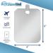 Shave Well Anti-Fog Shower Mirror for Office, Gym & School Lockers | Fogless Bathroom Mirror with Handheld Option | Hanging Shower Mirror - Buy Online on GoSupps.com