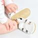 Dotty Fish Soft Leather Baby Shoes | Toddler Sandals, Non-slip Suede Soles | White, 0-6 Months to 3-4 Years - Buy Online on GoSupps.com