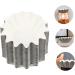 COOPHYA 100S Cardboard Wax Cups - Heat-Resistant Disposable Candle Liner for Fragrance Melting | 8.9x8.5x2.8cm - International Shipping - Buy Online on GoSupps.com