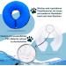 Supet Rewrise Inflatable Dog Collar | Adjustable Protective Collar for Pets | Comfortable & Durable | Fits Neck 35.6-45.6 cm | Blue - L/XL - Buy Online on GoSupps.com