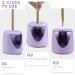 Electric Pencil Sharpener - AZLNRMU Cute Design Pencil Sharpener with Pencil Saver Suitable for Colored Pencils(6-8.5mm)  Blade to Fast Sharpen  Gift for Students/Primary School/Office (Purple) - Buy Online on GoSupps.com