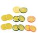 13pcs Imitation Lemon Slice Artificial Lemon Slices Lifelike Lemon Slices Vases Home Decor Wedding Decorations Decorative Fake Fruit Wedding Ornament Fake Fruit Ornament Fake Lemon Assorted Color 4X4X0.8CM