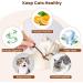 Aucenix Cat Chew Toy Silvercine Sticks for Indoor Cats Natural Matatabi Cat Teeth Cleaning Toy Kitten Teething Chew Stick for Kitty Pets Exercise Playing Chewing (2 Brooms) - Buy Online on GoSupps.com