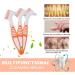 3-Piece Double Bristle Head Denture Cleaning Brush Set - Mixed Colours - Buy Online on GoSupps.com