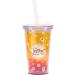 Bubble Tea Cup & Straw Gift Set with Mango Syrup, Strawberry Popping Boba & Tea Bag | 1 Serving | The TeaShed - Buy Online on GoSupps.com