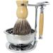 Shop BGGIWY Men's Bamboo Rasier Brushes Set Stylish Double-Sided Safety Razor & Bowl Holder 13x16cm Perfect Grooming Kit for Men - Buy Online on GoSupps.com
