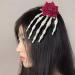 Skeleton Hands Hair Clip Halloween Rose Skull Barrette Zombie Punk Rock Hair Clip for Women Girls (15x8. 5cm) Halloween Decoration - Buy Online on GoSupps.com