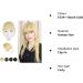 BARSDAR Clip in Fringe 100% Real Human Hair Bangs - 613#-1 Beach Gold - Washable/Dye-able - Neat Bangs for Women - Buy Online on GoSupps.com