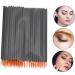 VINTORKY 100pcs Disposable Eyeliner Brush Eyeshadow Makeup Tools Lip Black Artificial Fiber - Buy Online on GoSupps.com