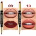 EVPCT 6-Piece Lip Liner and Lipstick Set - Nude, Dark Red Matte, 24-Hour Long-Lasting Lip Kit for Women - Buy Online on GoSupps.com