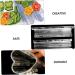 SUPVOX Tools 12 Pcs Vegetable Shaping Fruit Watermelon Shaped Cucumber Mushroom Toaster Oven Transparentx4pcs 20x6.5cmx4pcs - Buy Online on GoSupps.com