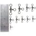 Dr.Fish 3 Way Swivels 35-175LB 30 Pack - Barrel Swivels Catfish Rig Surf Fishing Tackle - Buy Online on GoSupps.com