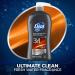Dial Men 3in1 Body Hair & Face Wash - Ultimate Clean | 32 Fl Oz (Pack of 2) - International Shipping Available - Buy Online on GoSupps.com