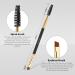 Docolor Eyebrow Brush Duo | Professional Angled Eye Brow Brush Set | Lining and Shaping Brows | Spoolie for Brows or Lashes | Black 3PCS - Buy Online on GoSupps.com