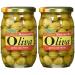 Gourmet green olives with stone 300/200g Gl. (Pack of 2) 300 g (Pack of 2)