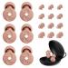 3 Pairs Ear Plugs for Sleeping Reusable Ear Plugs for Noise Cancelling Soft Silicone Hearing Protection Earplugs for Sleep Work Noise Sensitivity Study Snoring Concert Swimming 24dB-33dB 3pairs/Crimsonwhite Oak
