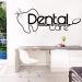 Dental Care Shining Tooth Wall Vinyl Sticker Teeth Dentist Decal for Dental Clinic Decoration Removable 80x32cm
