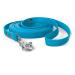 5m towline dog leash hand loop cyan-blue very stable dirt and water repellent 5m for strong dogs cyan blue